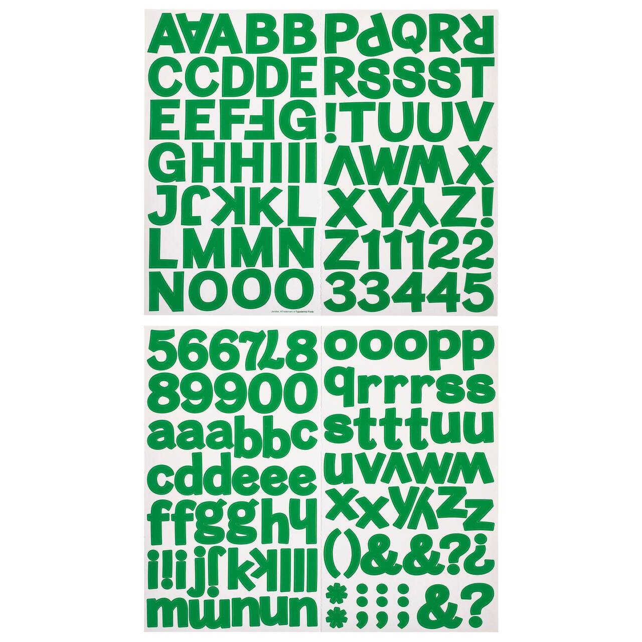 12 Packs: 160 ct. (1,920 total) Block Alphabet Stickers by Recollections™